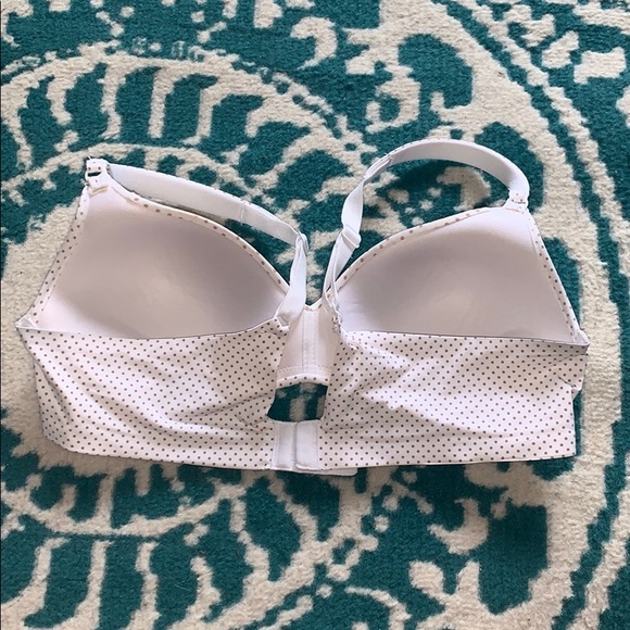 White polka dot t-shirt bra - Picture 2 of 4